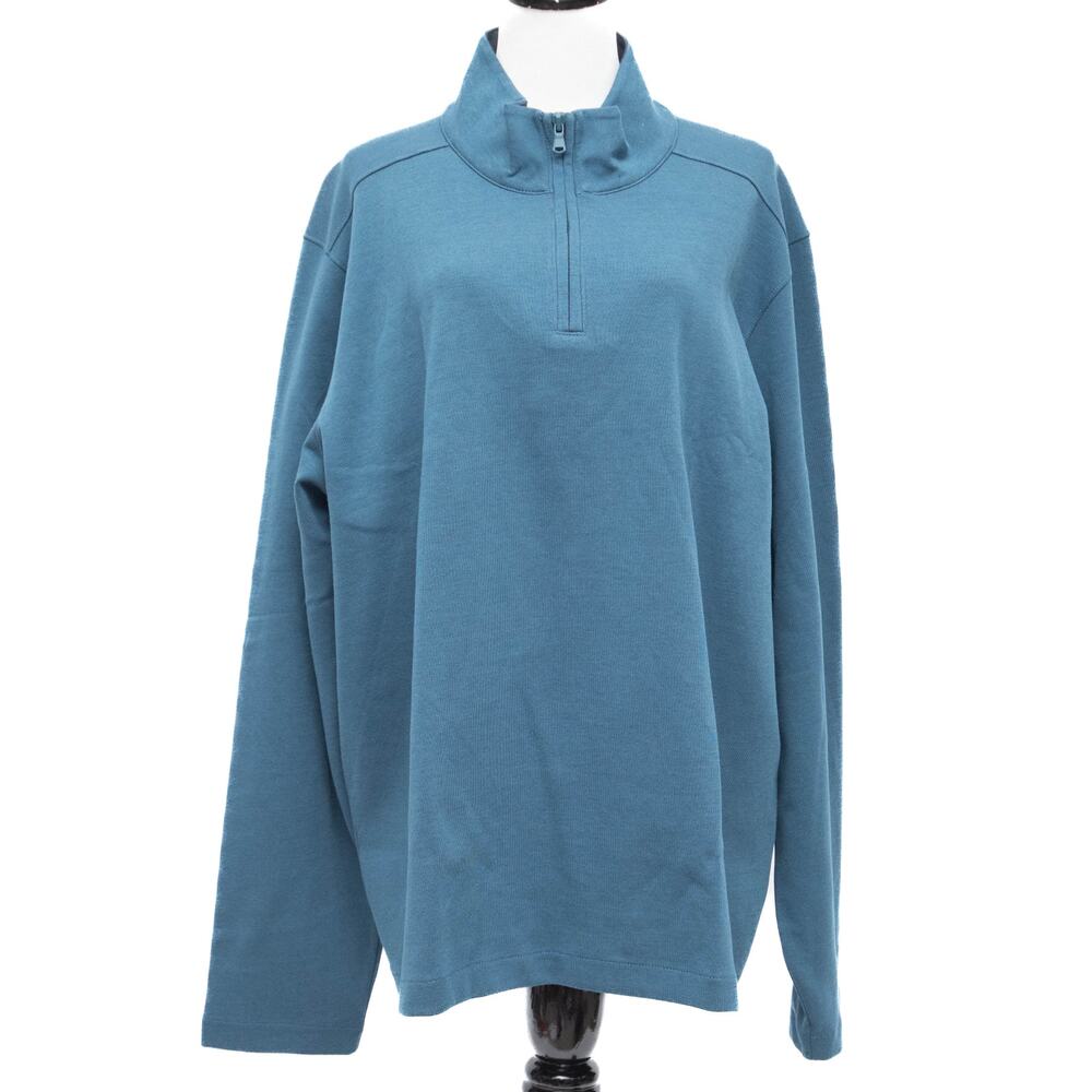 Bonobos Daily Grind Half Zip Pullover In Night Sky W/ Midnight Show Size XXL